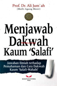 Image of Menjawab Dakwah Kaum Salafi